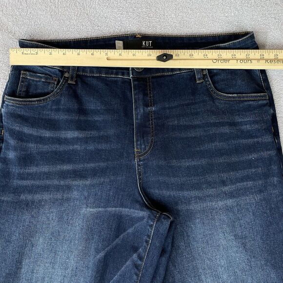 Kut From The Kloth Charlotte Fab Ab Culotte Jeans Women's 14W High Rise Stretch - Picture 10 of 16